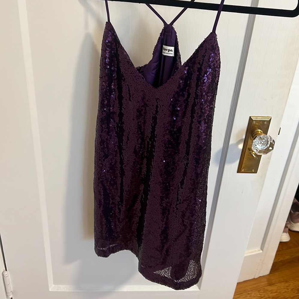 Purple sparkly dress - never worn